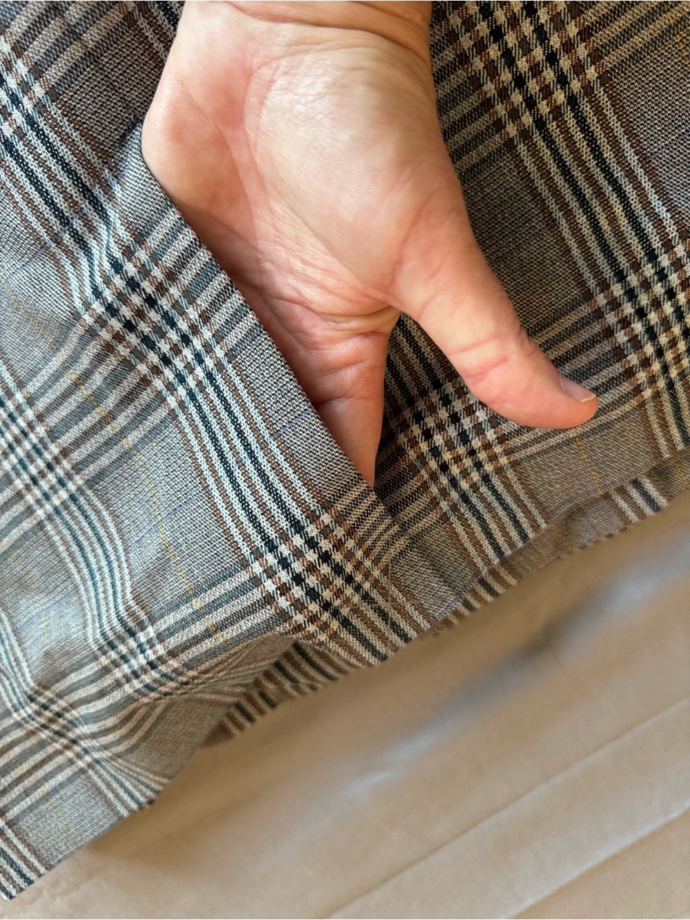 MADEWELL Caldwell Menswear Plaid Double-Breasted Blazer Classic Jacket - Picture 15 of 16